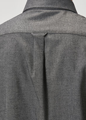 Beymen Club Comfort Fit Antrasit Flanel Dokulu Gömlek - 8