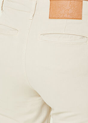 Beymen Club Bej Normal Bel Dar Paça Pantolon - 5