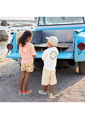 Lassig Sunshine UV Korumalı Sea Salt Kısa Kollu Kız Çocuk T-Shirt Mayo - 6