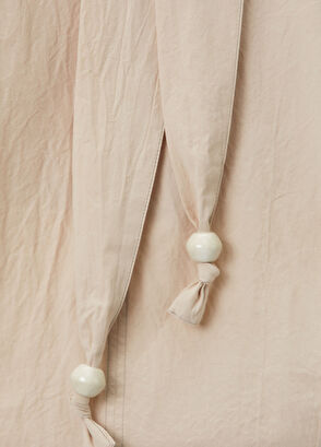 Lemaire Beige Collar Scarf Detailed Blouse - 5