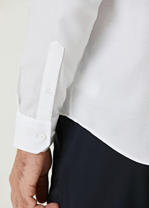 Beymen Club Comfort Fit Beyaz Non-Iron Gömlek - 7