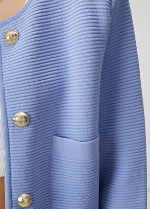 Beymen Club Mavi Triko Ceket - 7