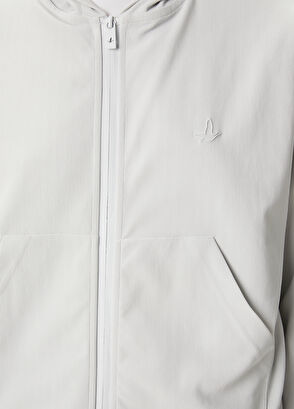 Beymen Club Gri Kapüşonlu İnce Ottoman Sweatshirt - 6