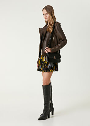 Beymen Club Siyah Logo Detaylı Kadın Deri Çanta - 3