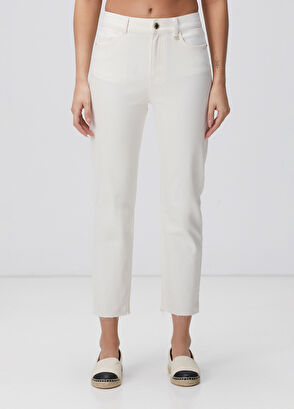 Network Kırık Beyaz Denim Pantolon - 3