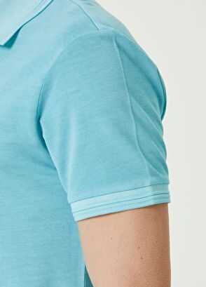 Beymen Club Slim Fit Turquoise Polo Neck T-shirt - 6