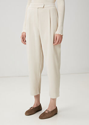 Beymen Club Ecru Carrot Cut Pants - 4