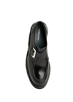 George Hogg Black Women's Leather Shoes - 4