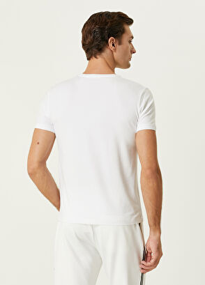 White Logo Detailed T-shirt Beymen Club White Logo Detailed T-shirt - 5