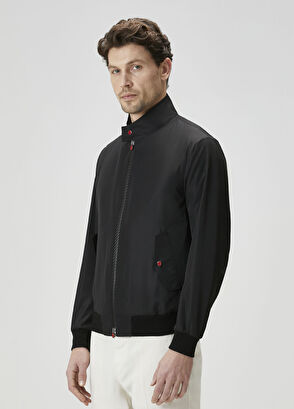 Siyah Bomber Mont - Görsel 4