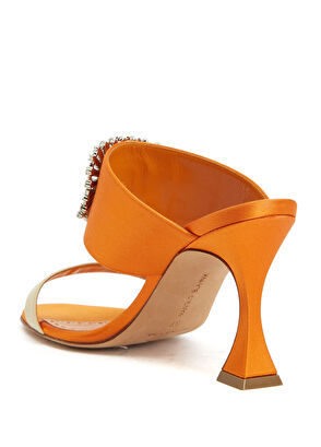 Manolo Blahnik Topuklu Terlik - Görsel 4