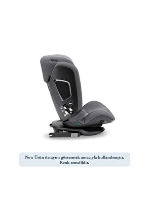 Inglesina Cartesio i-Size Isofix 7 Stage Head Restraint Moon Grey Baby Car Seat - 6