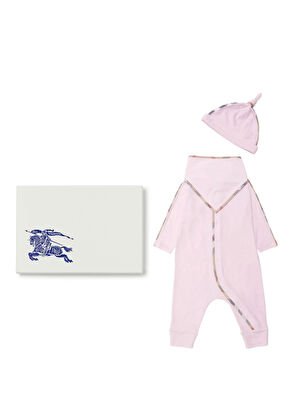 Burberry Hamilton Three-Piece Pink Cotton Unisex Baby 3-Piece Gift Set - 3