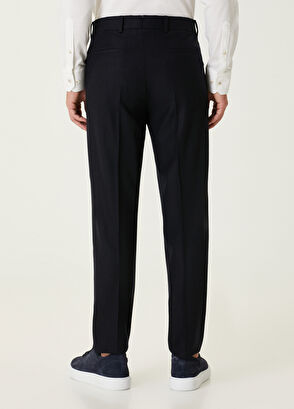 Beymen Club Dark Navy Blue Wool Cachet Pants - 3