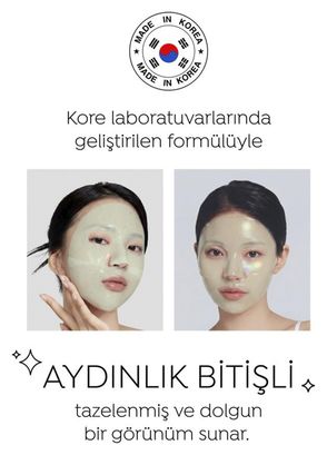Dermal Seoul Face Matcha Yatıştırıcı Işıltı Veren Eriyen Glow Hidrojel Kore Maskesi 10 x 34 gr - 6