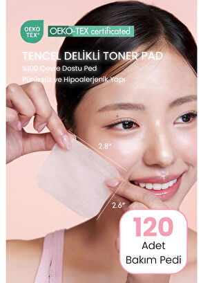 Dermal Collagen Moistfull Pad 120’li Kolajen İçerikli Nemlendirici ve Cilt Sıkılaştırıcı Tonik Ped 180 ml - 5