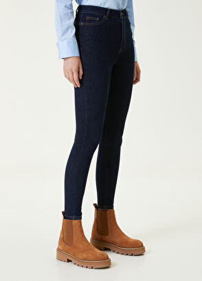 Beymen Club Lacivert Skinny Push Up Jean Pantolon - 3