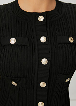 Black Knit Jacket Beymen Club Black Knit Jacket - 6