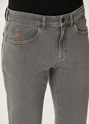 Beymen Club XSlim Fit Açık Gri Spor Pantolon - 4