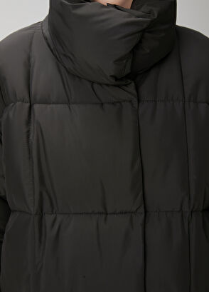 Beymen Club Black Quilted Long Coat - 6