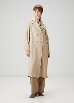 Beymen Club Bej Kruvaze Palto - 3