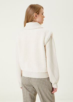 Beymen Club Ekru Triko Garnili Ceket - 6