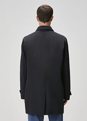 Lacivert İç Yelek Detaylı Pardösü - Görsel 7