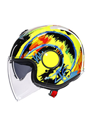 Agv Eteres Rossi Winter Test Açık Motosiklet Kaskı 2019   - 5