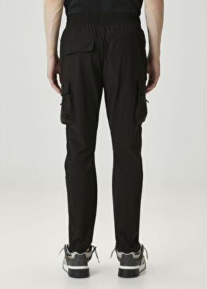Represent Black Cargo Pants - 3