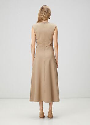 Beymen Club Vizon Drapeli Uzun Elbise - 7