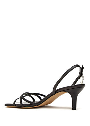 Beymen Club Black Women's Leather Sandals - 4