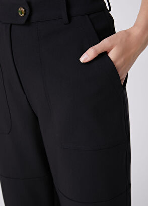Beymen Club Black Cargo Pockets Pants - 7