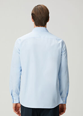 Umit Benan Blue Shirt - 4