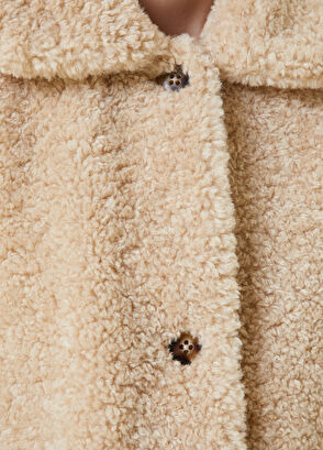 Beymen Club Bej Shearling Mont - 5
