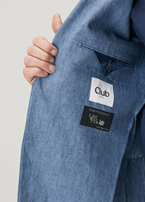 Beymen Club Blue Linen Jacket - 9