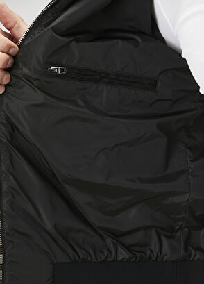 Siyah Bomber Mont - Görsel 7