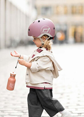 Scoot And Ride Helmet Wildberry Pembe Bebek Çocuk Kaskı  - 6