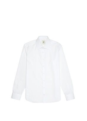 Beymen Club Slim Fit Beyaz Twill Non-iron Gömlek - 8