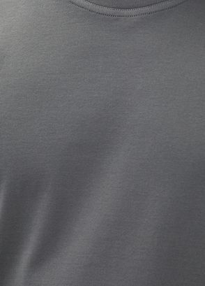 Dolce&Gabbana Gray Collar Logo Detail T-Shirt - 6