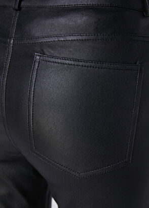 Beymen Club Siyah Skinny Deri Pantolon - 5