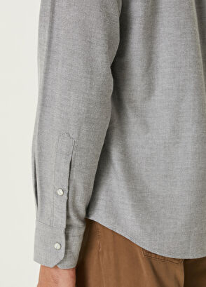 Beymen Club Comfort Fit Khaki Oxford Shirt - 7