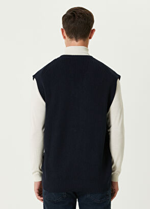 Beymen Club Navy Blue Wool Sweater - 5