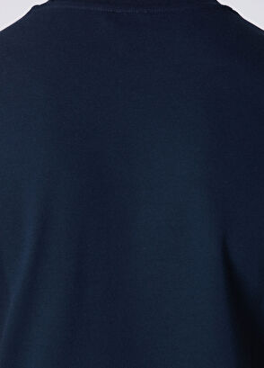 Beymen Club Basic Fit Navy Blue Goose Flex Printed T-Shirt - 8