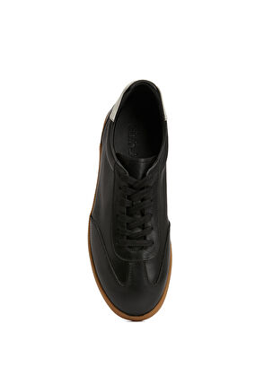 Beymen Club Black Men's Leather Sneakers - 9