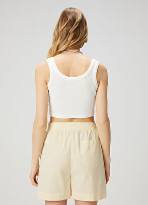 Beymen Club White Crop Top - 6
