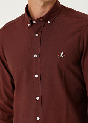 Beymen Club Slim Fit Tile Oxford Shirt - 6