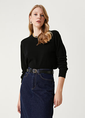 Beymen Club Black Cashmere Sweater - 5