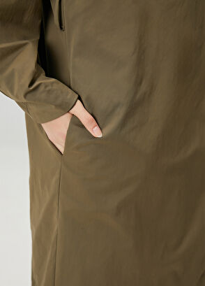 Beymen Club Oversize Khaki Reversible Top Coat - 8