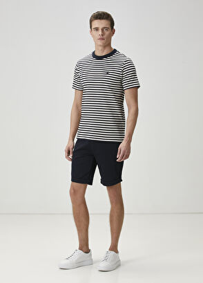 Beymen Club Lacivert Beyaz Çizgili T-shirt - 3