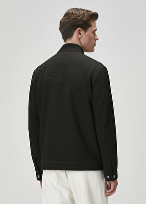 Beymen Club Black Diagonal Textured Coat - 7